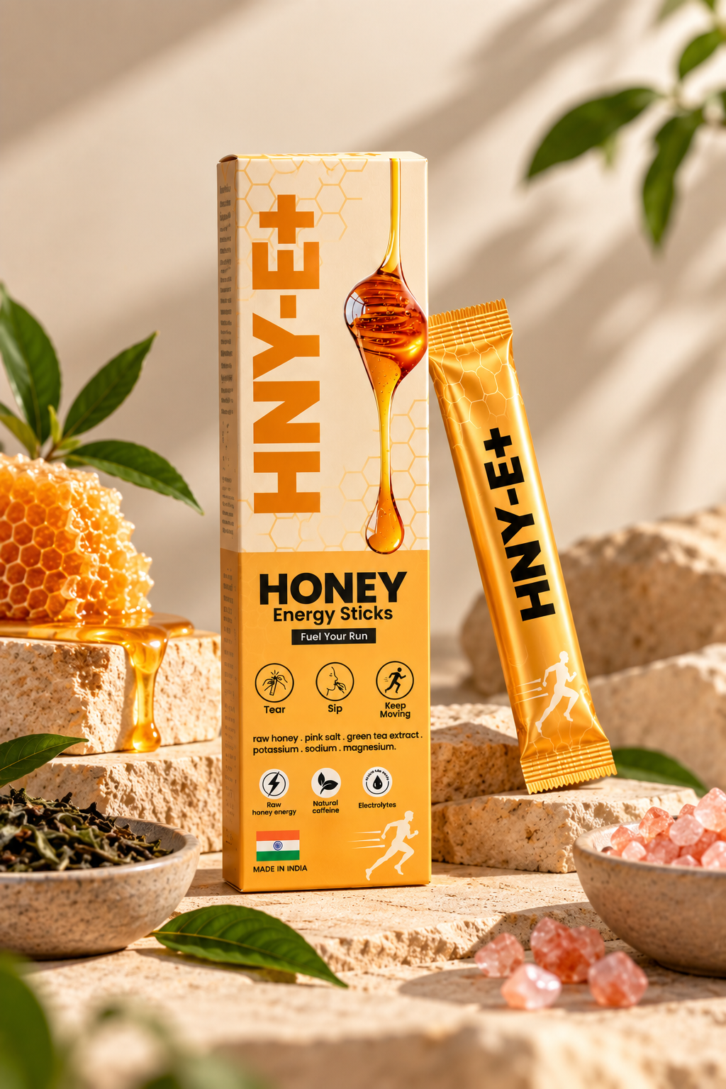 HNY-E+ Energy Honey Sticks — 5 Sticks