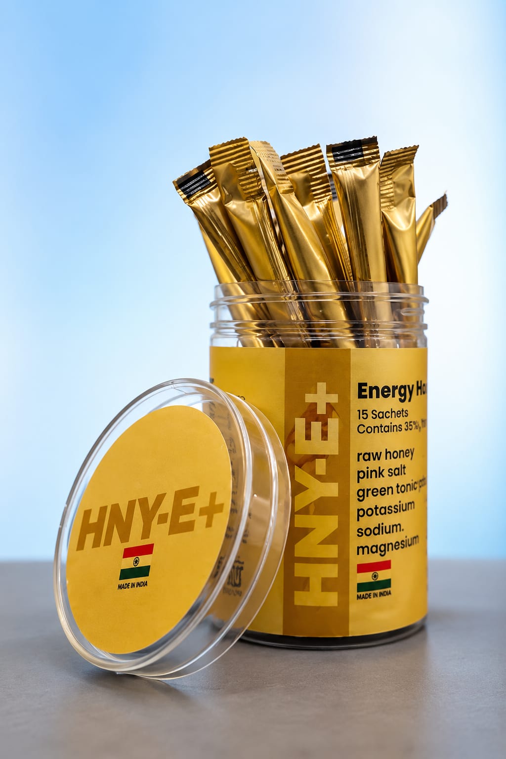 HNY-E+ Energy Honey Sticks — 15 Sachets