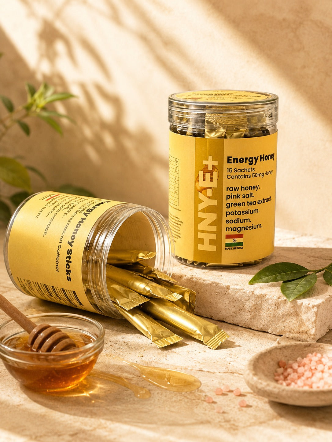 HNY-E+ Energy Honey Sticks — 15 Sachets