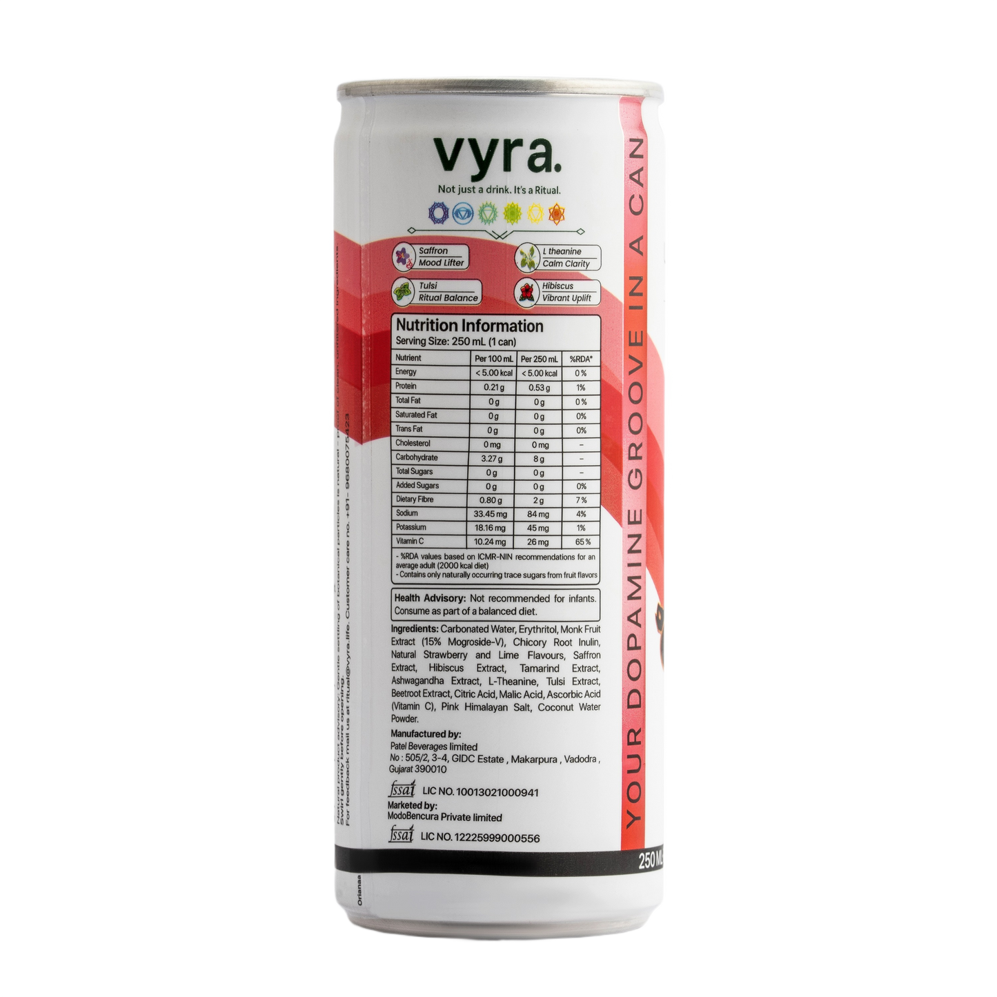 Joy Ritual Pack — Strawberry Lime (6 cans)