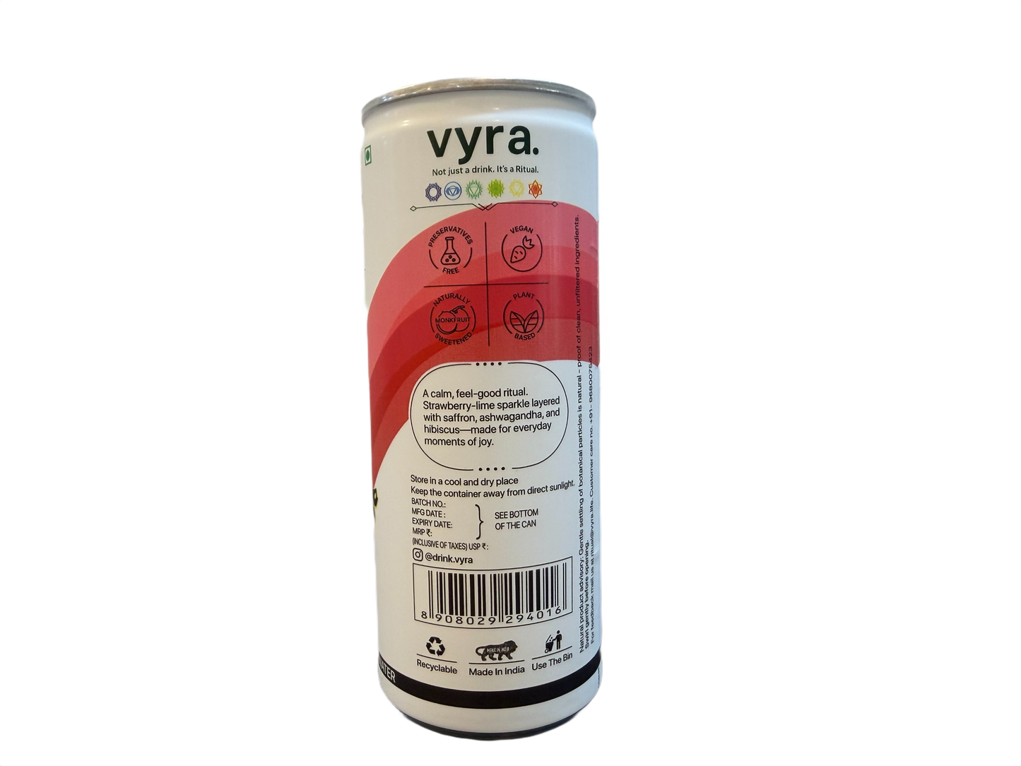 Joy Ritual Pack — Strawberry Lime (6 cans)